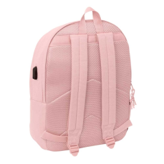 Sac à dos antivol PC 15,6" tablette 11" rose USB
