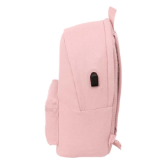 Sac à dos rose antivol