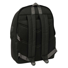 Sac à dos ordinateur 15,6 pouces antivol USB noir Safta