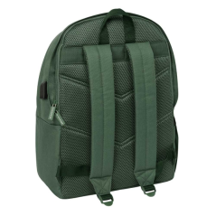 Sac à dos ordinateur antivol 15,6" Safta vert foncé