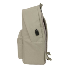 Sac à dos ordinateur brun clair