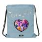 Sac à dos plat Demon Hunters Huntr/X bleu clair Sac à dos plat Demon Hunters Huntr/X bleu clair