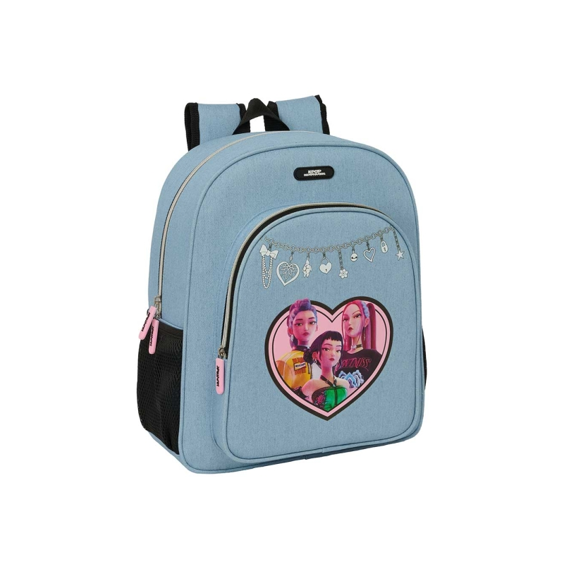 Sac à dos Huntr/X K-Pop Demon Hunters 15L bleu clair Sac à dos Huntr/X K-Pop Demon Hunters 15L bleu clair