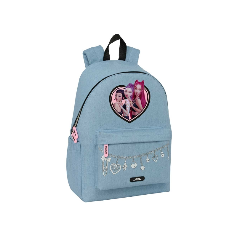 Sac à dos K-Pop Chasseurs de démons bleu clair 14,1" Sac à dos K-Pop Chasseurs de démons bleu clair 14,1"
