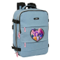 Sac à dos cabine K-Pop Demon Hunters bleu clair 15,6" USB Sac à dos cabine K-Pop Demon Hunters bleu clair 15,6" USB