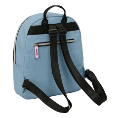 Mini sac à dos K-Pop Demon Hunters Huntr/X bleu clair
