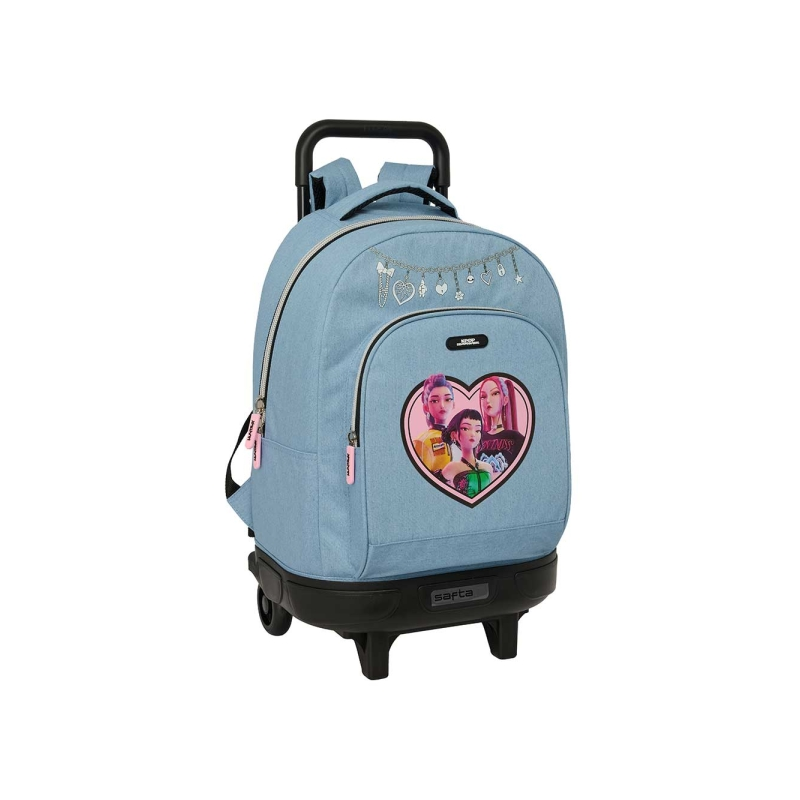 Sac à dos Huntr/X K-Pop Demon Hunters 33L bleu clair Sac à dos Huntr/X K-Pop Demon Hunters 33L bleu clair