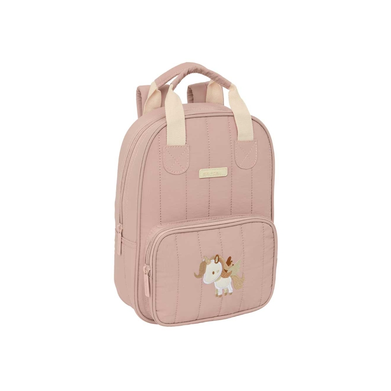 Sac à dos enfant licorne rose 4,5 L poche avant Sac à dos enfant licorne rose 4,5 L poche avant