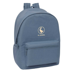 sac à dos antivol bleu USB ordinateur 15,6 pouces