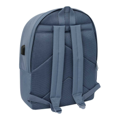 Sac à dos antivol ordinateur 15,6 pouces bleu USB