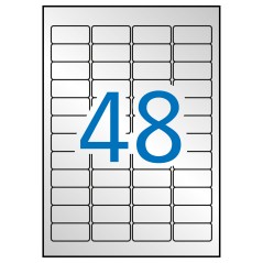 ✅ Apli Silver Metallic Labels 45,7 x 21,2 mm 20 Feuilles couleur Plata en stock