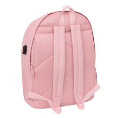 Sac à dos antivol ordinateur 15,6" tablette 11" rose