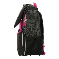 sac à dos noir rose