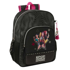 sac à dos K-Pop noir rose
