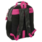Sac à dos K-Pop Demon Hunters noir et rose, trolley adaptable Sac à dos K-Pop Demon Hunters noir et rose, trolley adaptable
