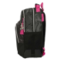 Sac à dos K-Pop Demon Hunters noir et rose, trolley adaptable Sac à dos K-Pop Demon Hunters noir et rose, trolley adaptable