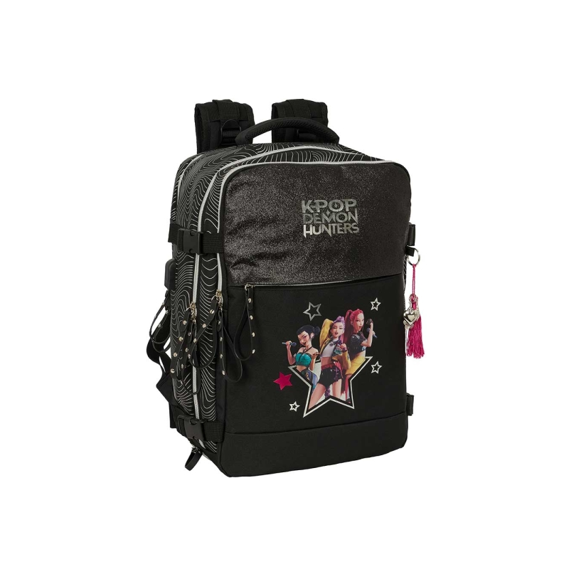 Sac à dos cabine Chasseurs de démons noir USB 15,6"