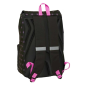 Sac à dos extensible K-Pop Demon Hunters noir rose Sac à dos extensible K-Pop Demon Hunters noir rose