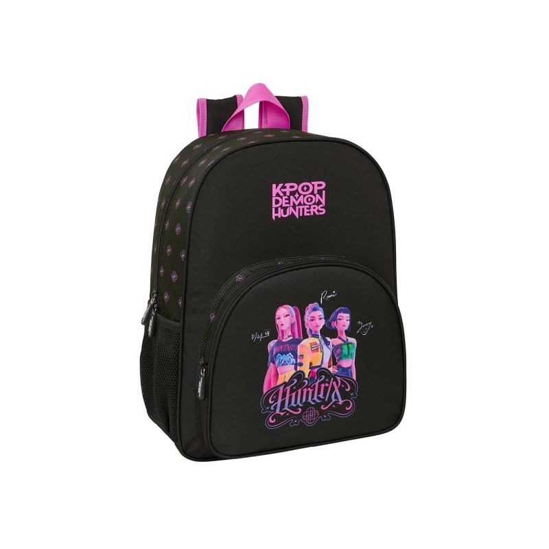 Sac à dos K-Pop Demon Hunters noir rose