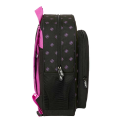sac à dos noir rose