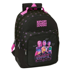 sac à dos K-Pop noir rose