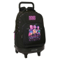 Sac à roulettes K-Pop Demon Hunters 33L Noir Rose Sac à roulettes K-Pop Demon Hunters 33L Noir Rose