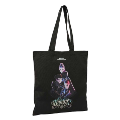 Sac cabas noir K-Pop 38x42 cm