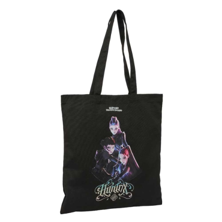 Sac cabas noir K-Pop 38x42 cm