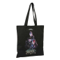 Sac cabas K-Pop Chasseurs de démons noir 38x42 cm Sac cabas K-Pop Chasseurs de démons noir 38x42 cm