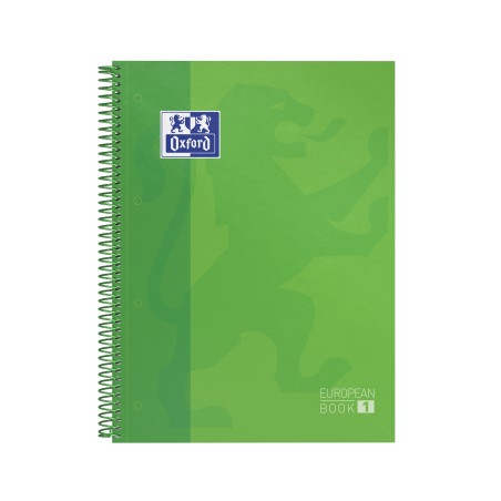 ✅ Cahier Oxford A4+ 5x5mm 80f Vert couleur vert en stock