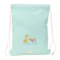 Sac plat Safta Pandi menthe 3L avec poche zippée Sac plat Safta Pandi menthe 3L avec poche zippée
