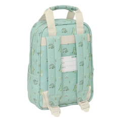 Sac à dos enfant dinos menthe 4,5L poche avant