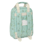 Sac à dos enfant dinos menthe 4,5L poche avant Sac à dos enfant dinos menthe 4,5L poche avant