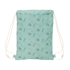 Sac plat Safta Dinos menthe 3 L fermeture cordon