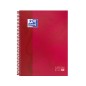 Cahier Oxford A4+ 5x5mm 80f Rouge