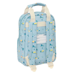 Sac à dos enfant bleu clair 4,5 L avec poche avant