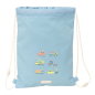 Sac plat Safta Cranes 3L bleu clair avec poche zippée Sac plat Safta Cranes 3L bleu clair avec poche zippée