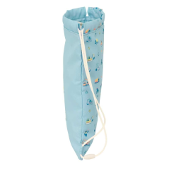 Sac plat bleu clair zippé