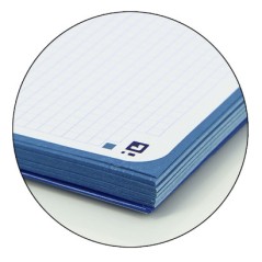 Cahier Oxford A4+ 5x5mm 80f Bleu Marine