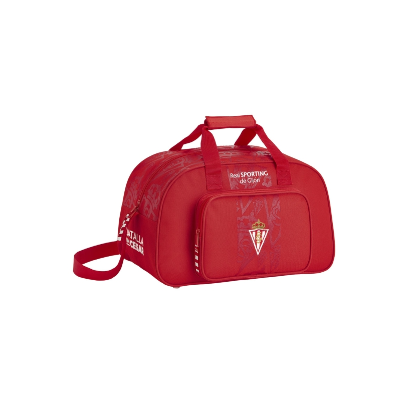 Sac de sport Real Sporting de Gijón rouge bandoulière Sac de sport Real Sporting de Gijón rouge bandoulière