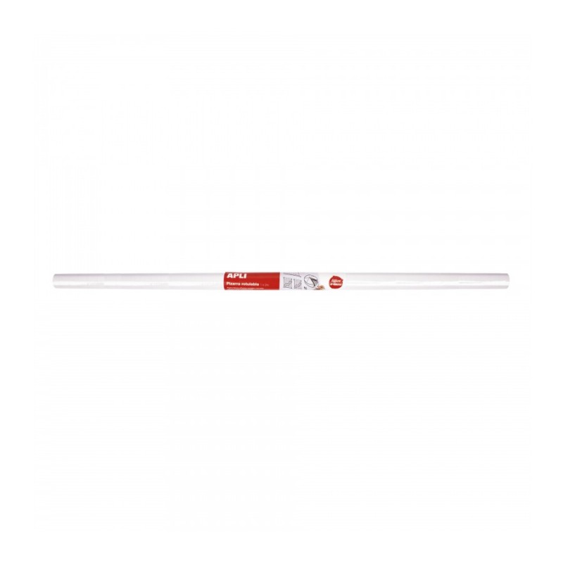 Apli Tableau Blanc Adhésif en Rouleau 2 x 1 m - Adhésif Repositionnable - Pour Surfaces Lisses et Solides - Nettoyage Facile et