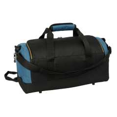 Sac de sport Munich noir bleu bandoulière ajustable