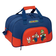 Sac de sport rouge bleu