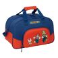 Sac de sport Super Mario bandoulière rouge et bleu Sac de sport Super Mario bandoulière rouge et bleu