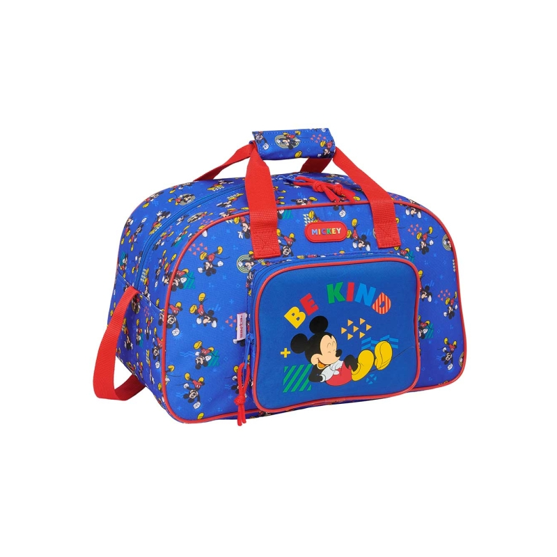 Sac de sport Mickey Mouse bleu à bandoulière réglable Sac de sport Mickey Mouse bleu à bandoulière réglable