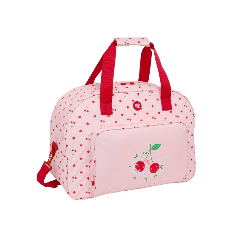 Sac de sport Glowlab Fruits rose avec bandoulière ajustable Sac de sport Glowlab Fruits rose avec bandoulière ajustable