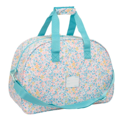 Sac de sport Safta Moos Fiori bleu clair