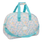 Sac de sport Safta Moos Fiori bleu clair