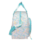 Sac de sport Safta Moos Fiori bleu clair