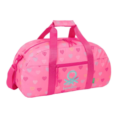 Sac de sport rose bandoulière réglable